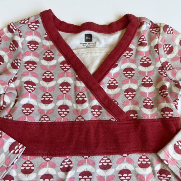 Tea Collection Banded Long Sleeve Dress - Picture 4 of 8